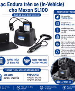 Bộ sạc Maxon SL100 TWC1M-MX1A