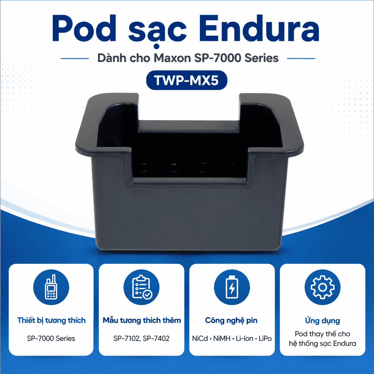 Bộ sạc Vertex VX230 TWC1M-VX4