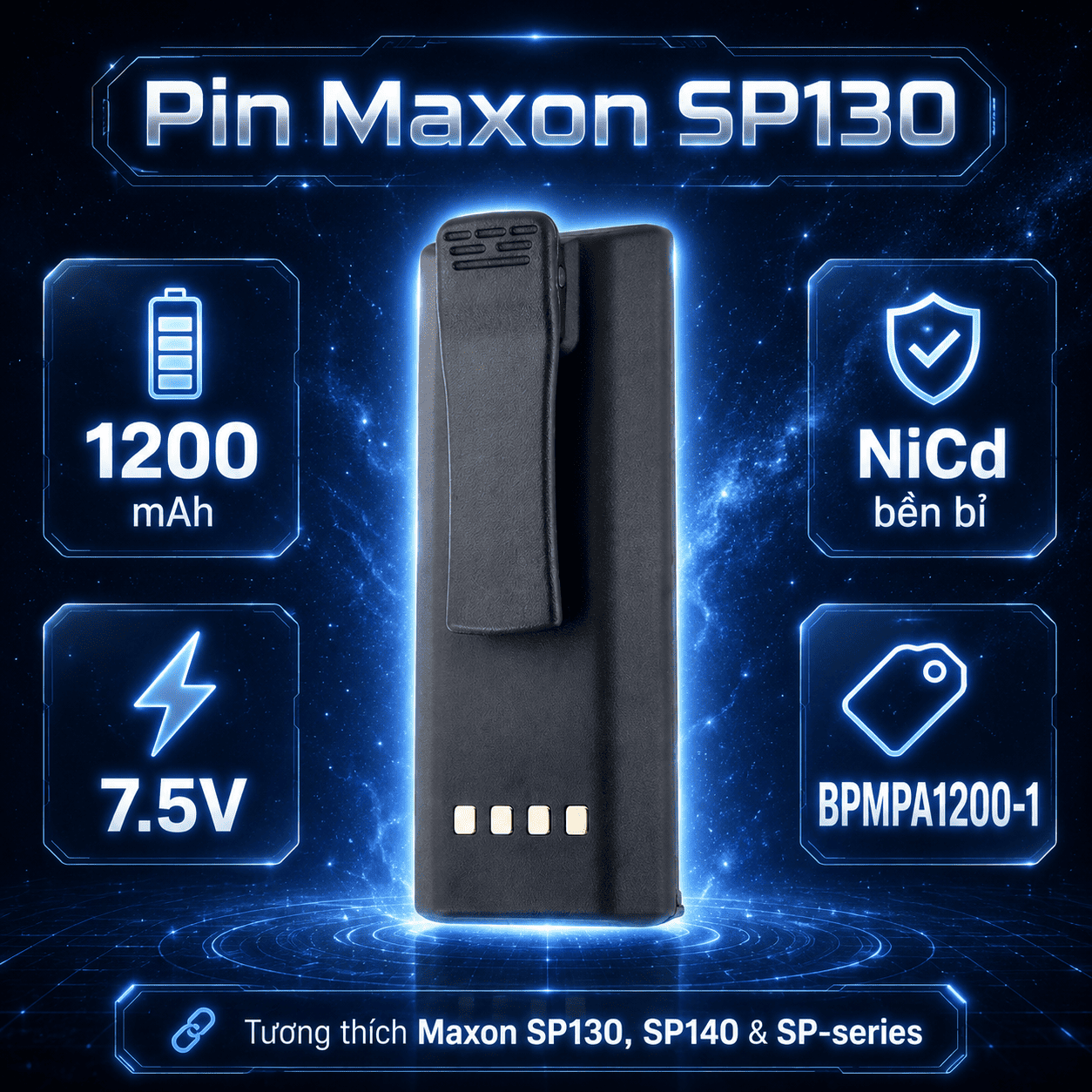 Pin Maxon SP130 BPMPA1200-1