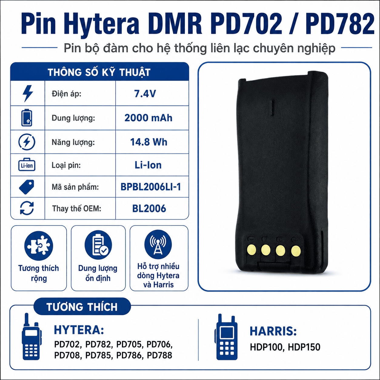 Pin BPBL2006LI-1