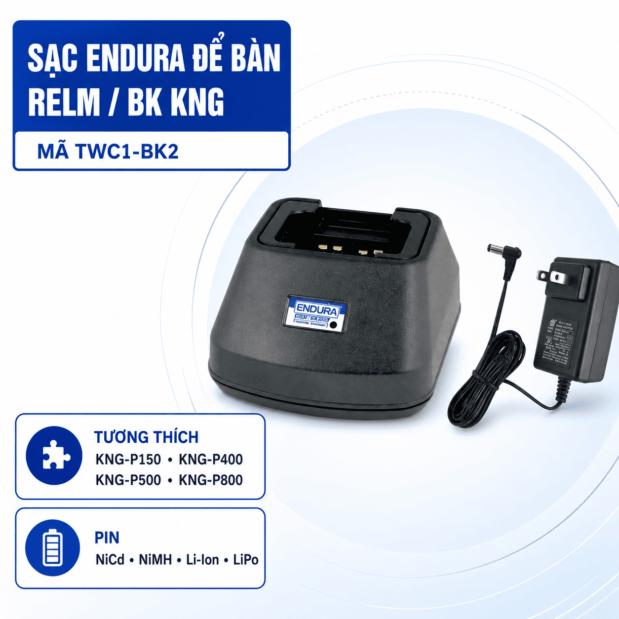 Bộ sạc TWC1-BK2