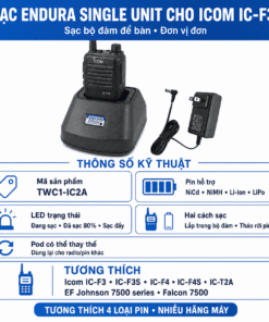 Bộ sạc Icom IC-F3 TWC1-IC2A