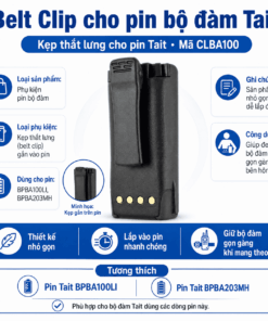Kẹp pin bộ đàm Tait CLBA100 cho BPBA100LI và BPBA203MH