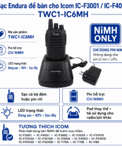 Bộ sạc Icom IC-F3001 TWC1-IC6MH