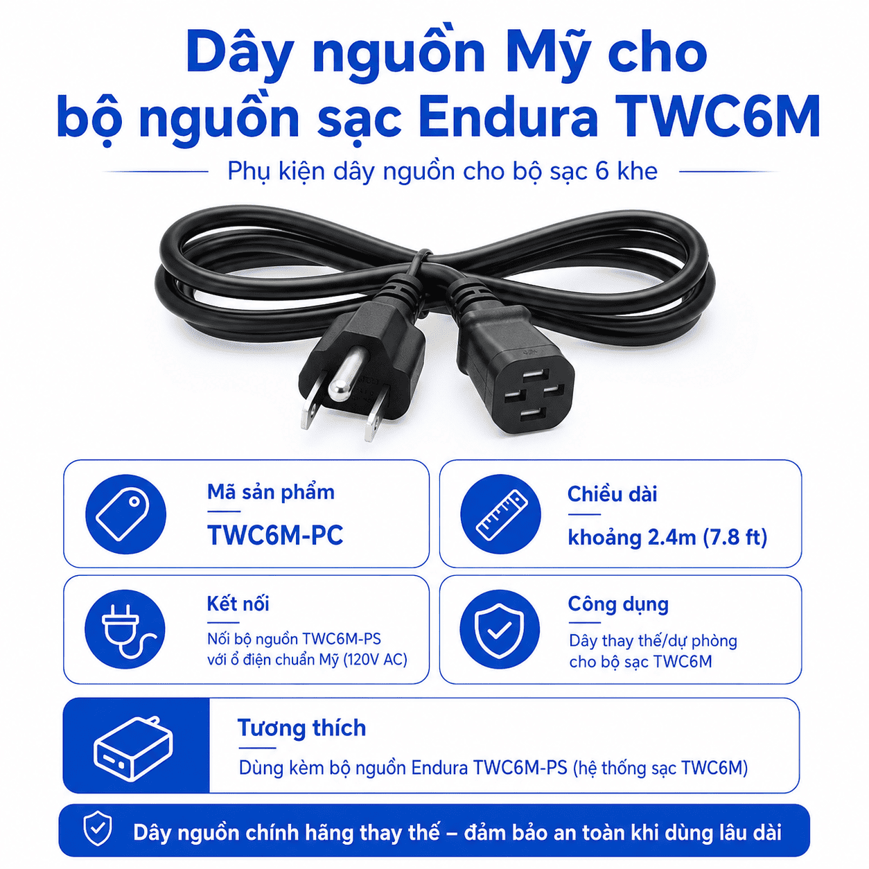 Dây nguồn TWC6M-PC