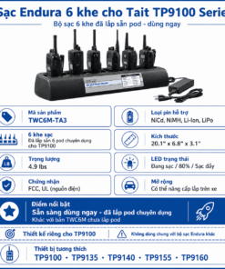 Bộ sạc Tait TP9100 TWC6M-TA3