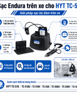 Bộ sạc HYT TC-518 TWC1M-HY6