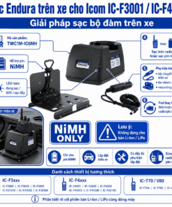 Bộ sạc Icom IC-F3001 TWC1M-IC6LI