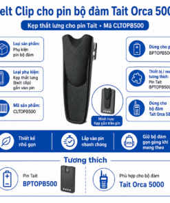 Kẹp pin bộ đàm Tait Orca 5000 CLTOPB500