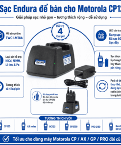 Bộ sạc Motorola CP125 TWC1-MT8A