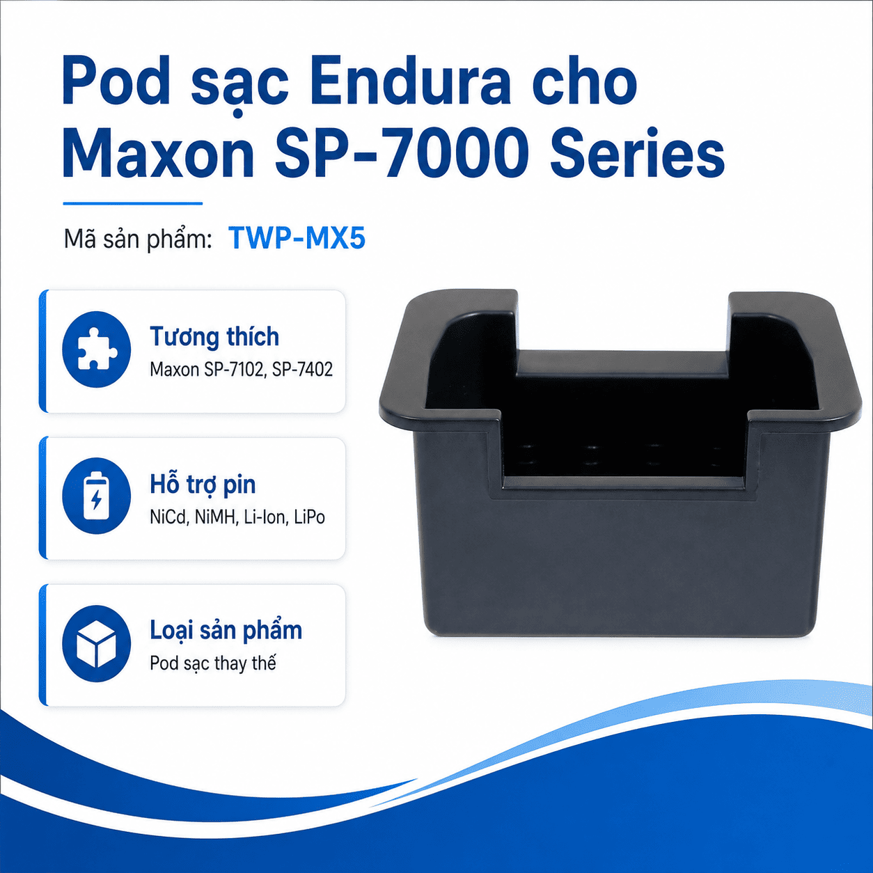 Bộ sạc Vertex VX230 TWC1M-VX4