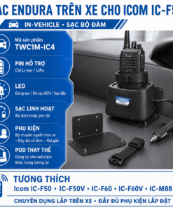 Bộ sạc Icom IC-F50 TWC1M-IC4