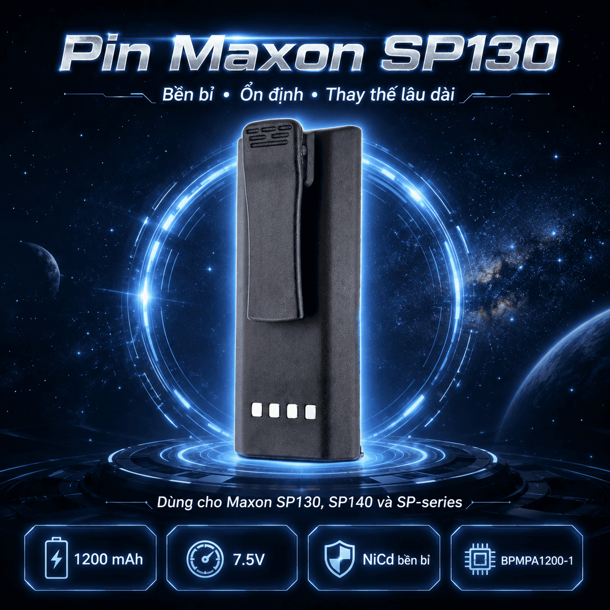 Pin Maxon SP130 BPMPA1200-1