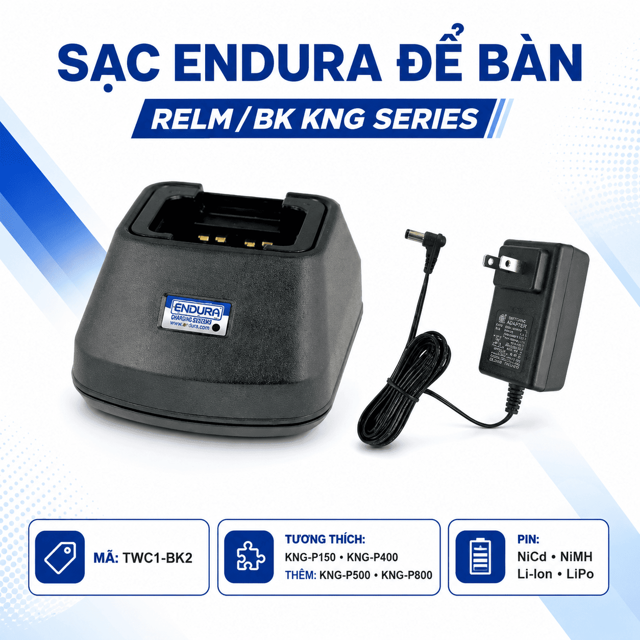 Bộ sạc TWC1-BK2