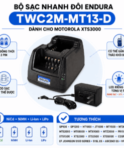 Bộ sạc kép TWC2M-MT13-D