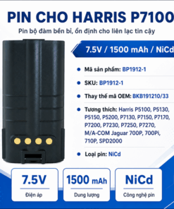 Pin bộ đàm Harris P7100 BP1912-1