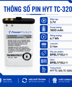 Pin bộ đàm HYT TC-320