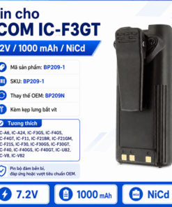 Pin bộ đàm Icom IC-F3GT BP209-1