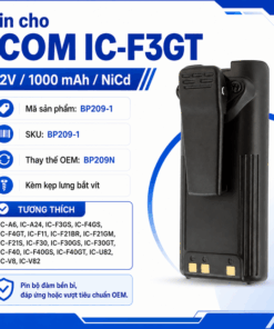 Pin bộ đàm Icom IC-F3GT BP209-1