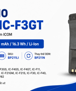 Pin bộ đàm Icom IC-F3GT BP211LI