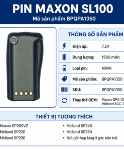 Pin bộ đàm Maxon SL100 BPQPA1350