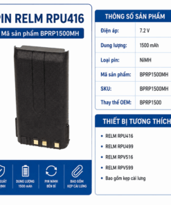 Pin bộ đàm Relm RPU416