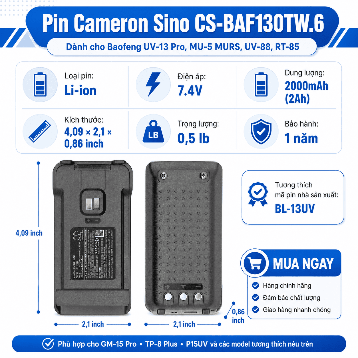 Cameron Sino CS-BAF130TW.6