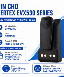 Pin bộ đàm Vertex EVX530 BPV134LI