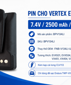 Pin bộ đàm Vertex EVX530 BPV134LI