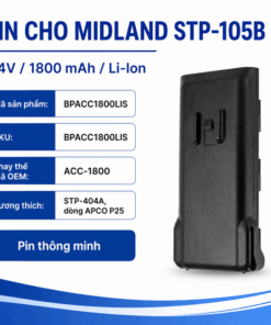 Pin bộ đàm Midland STP-105B