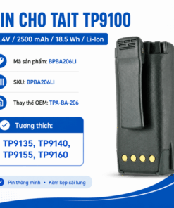 Pin bộ đàm Tait TP9100 BPBA206LI