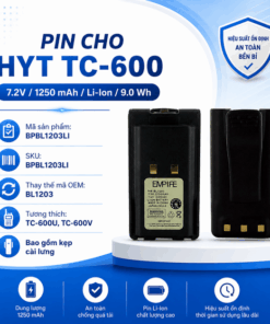 Pin bộ đàm HYT TC-600 BPBL1203LI
