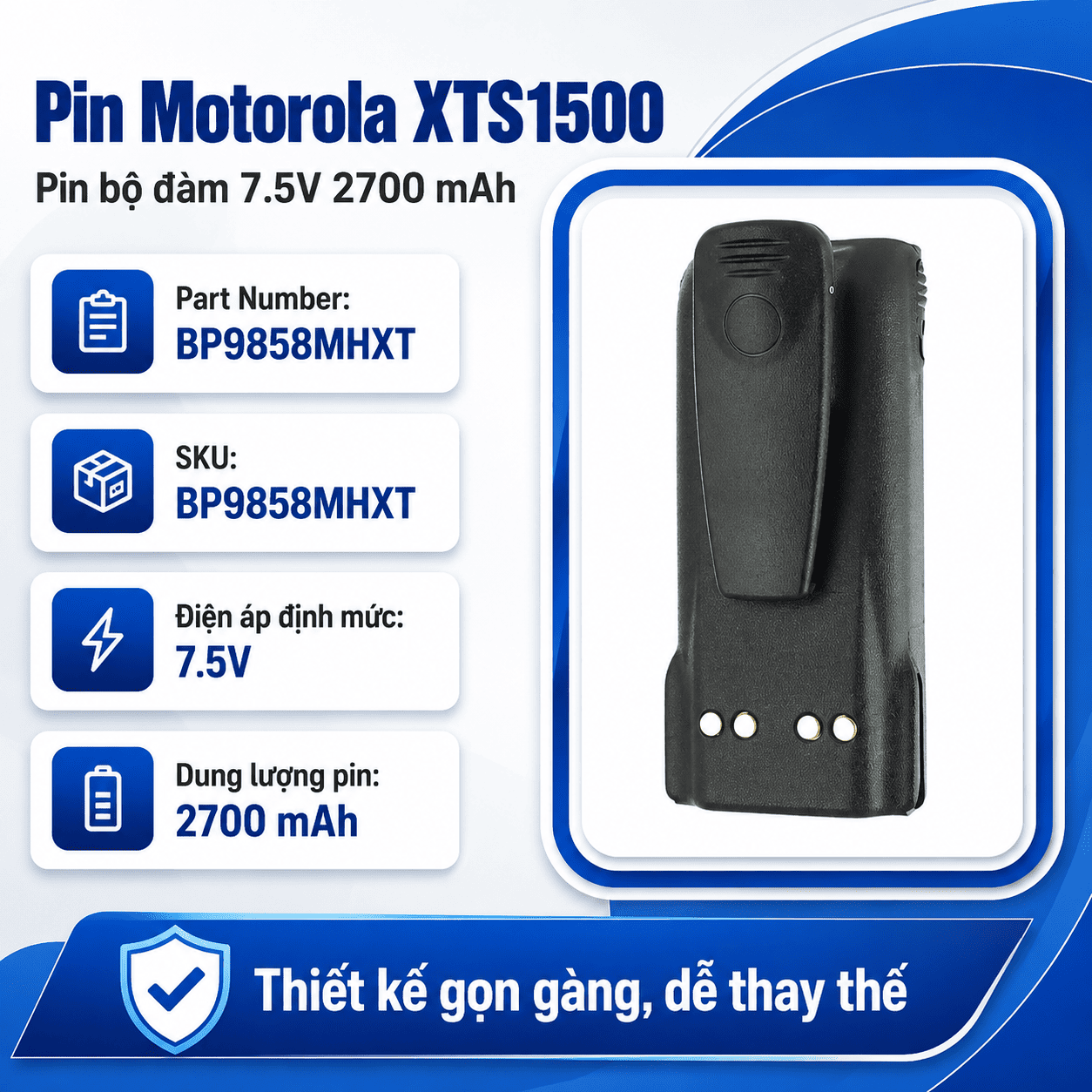Pin BP9858MHXT