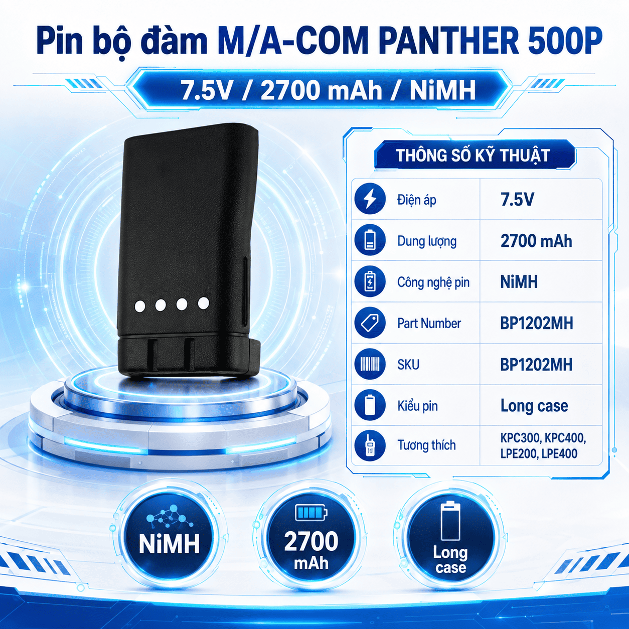 Pin BP1202MH