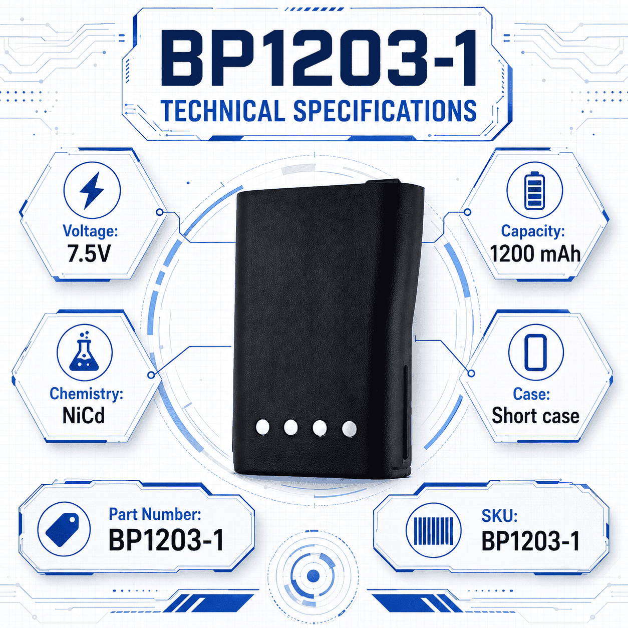 Pin BP1203-1