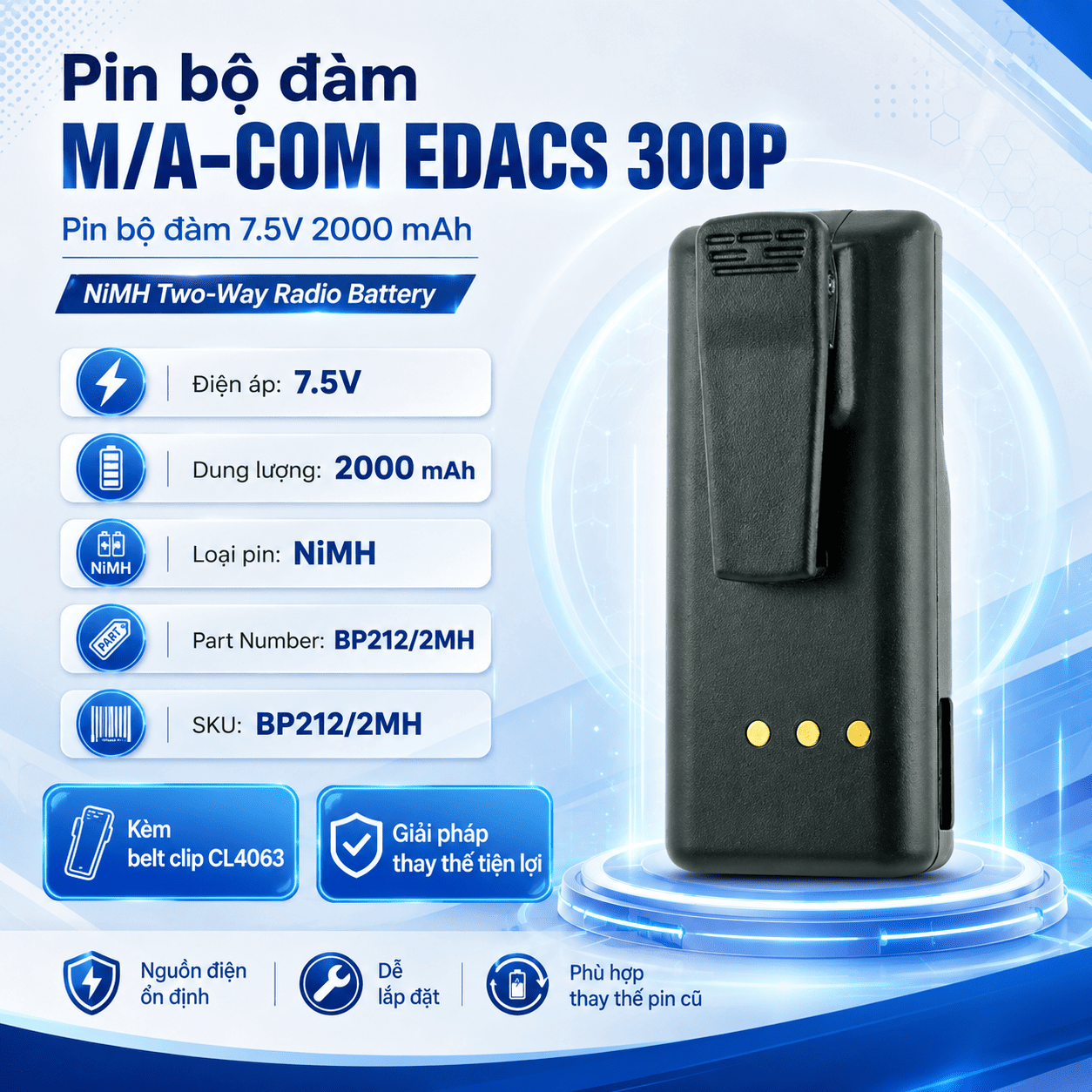 Pin BP2122MH