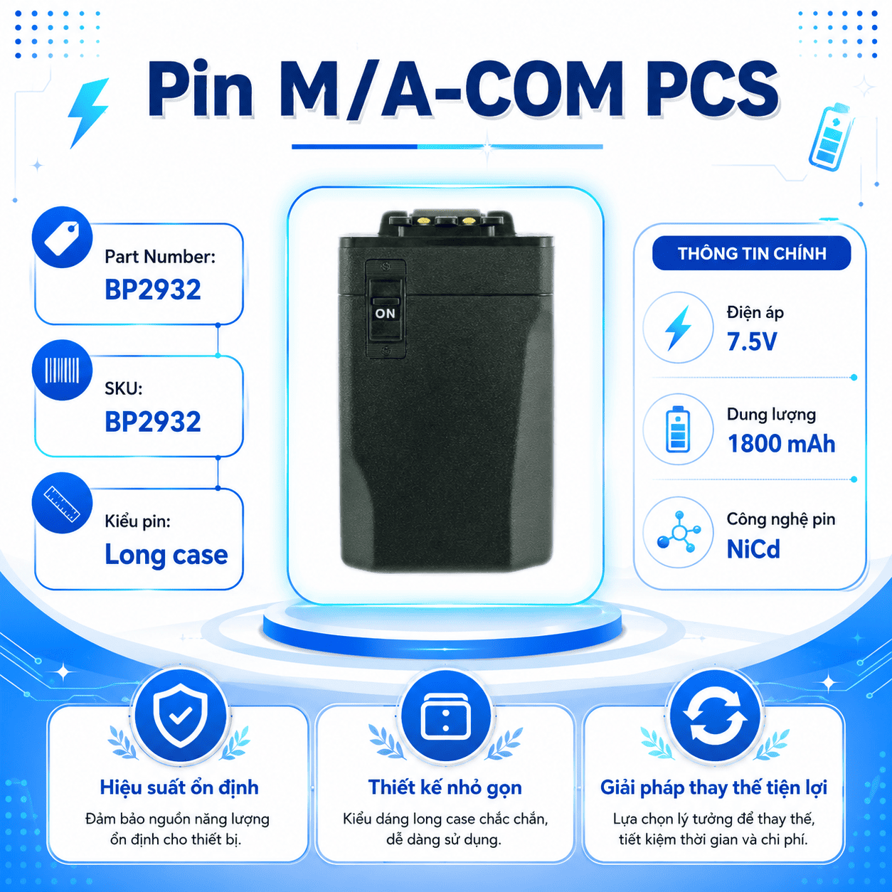 Pin BP2932