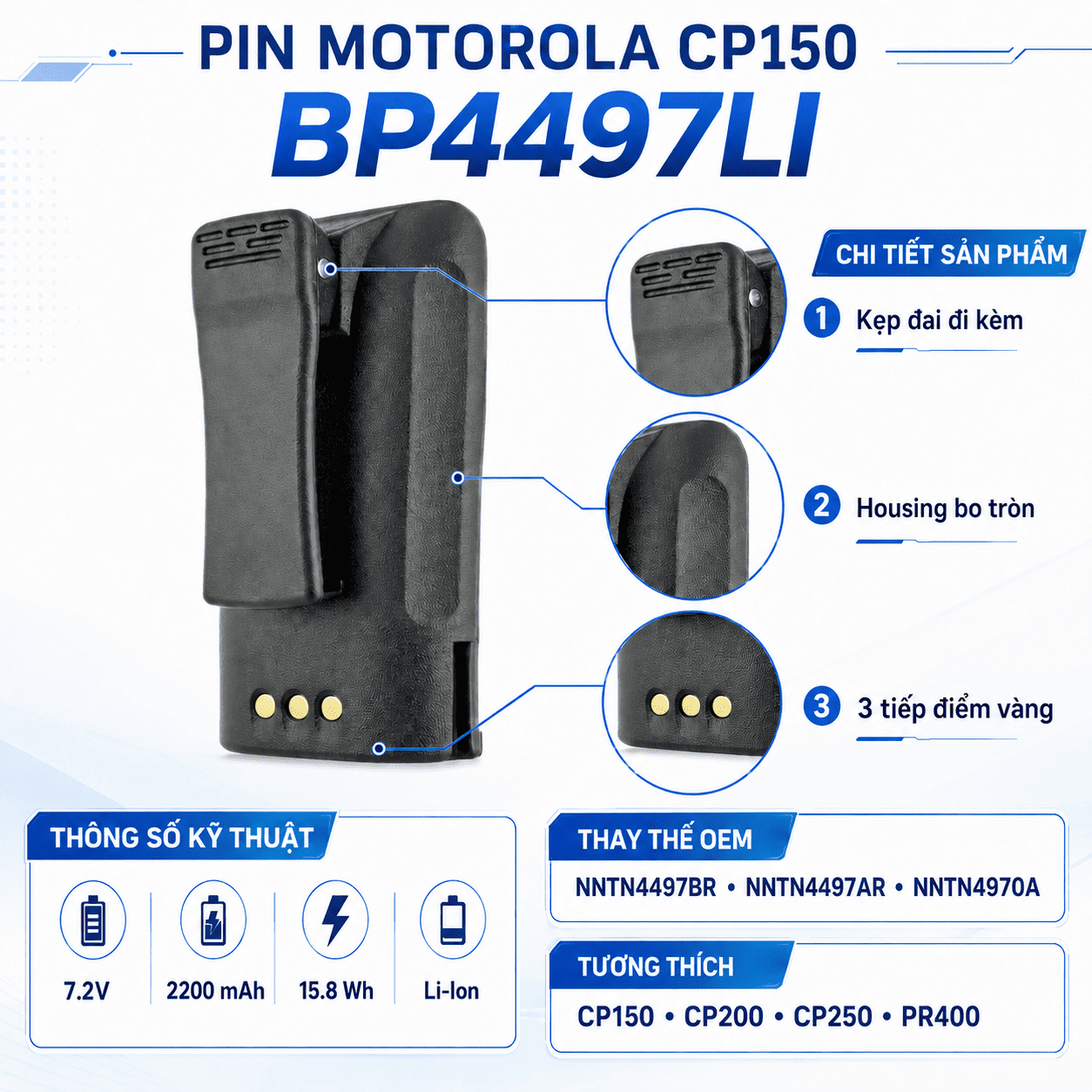Pin BP4497LI