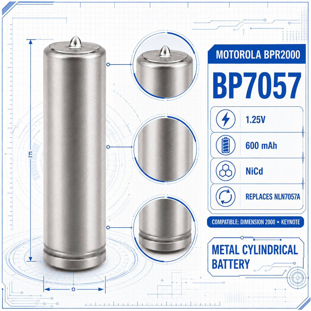 Pin BP7057