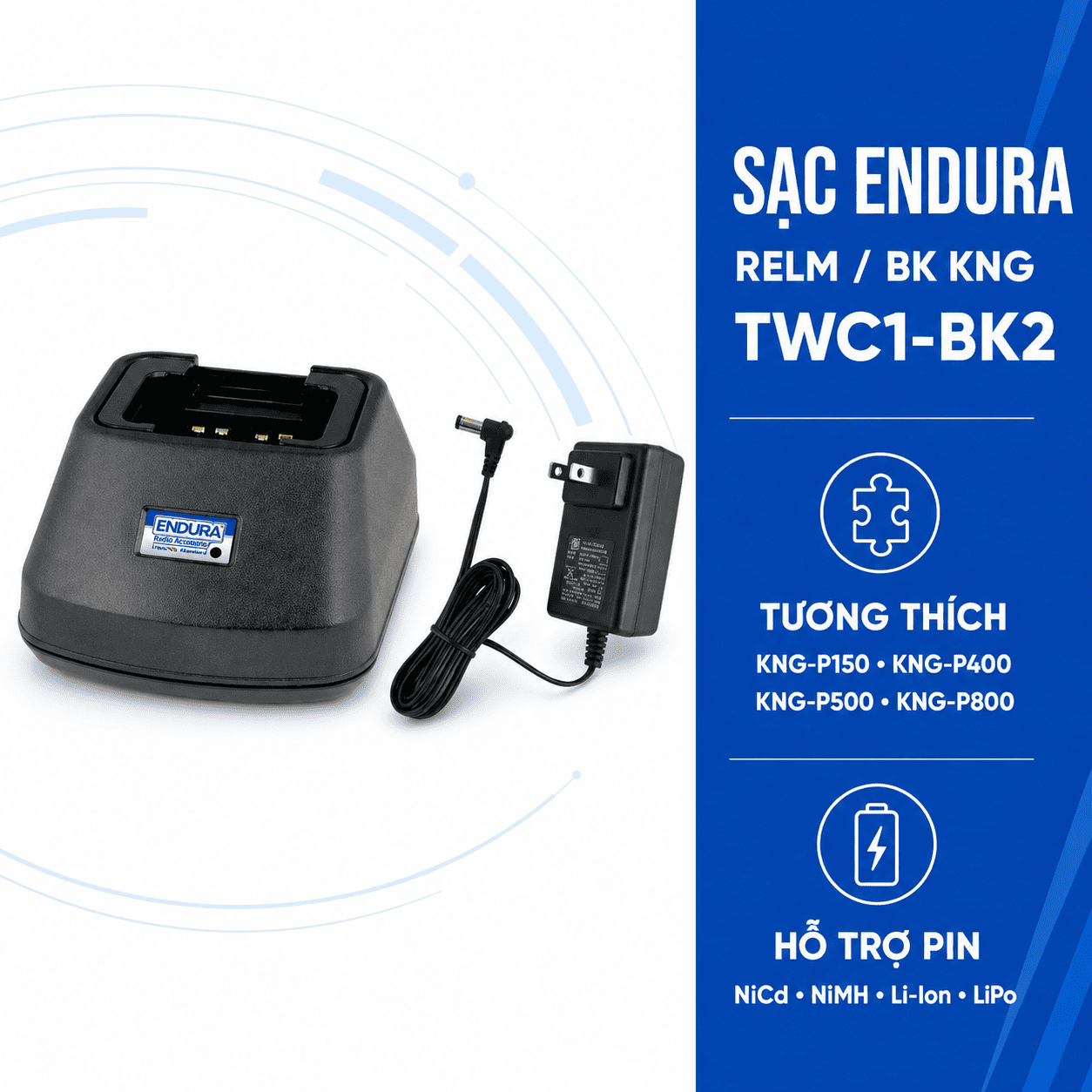 Bộ sạc TWC1-BK2