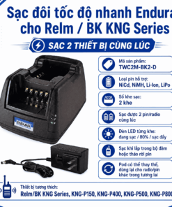 Bộ sạc TWC2M-BK2-D