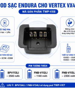 Pod sạc TWP-VX6