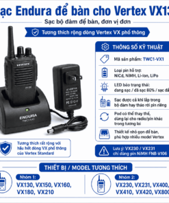 Bộ sạc Vertex VX820 TWC1-VX3