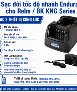 Bộ sạc TWC2M-BK2-D
