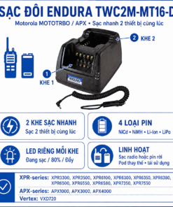 Bộ sạc Motorola XPR3300 TWC2M-MT16-D