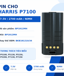 Pin bộ đàm Harris P7100 BP1912MH