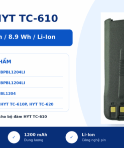 Pin bộ đàm HYT TC-610