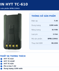 Pin bộ đàm HYT TC-610