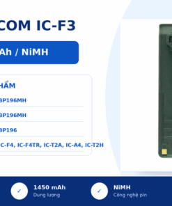 Pin bộ đàm Icom IC-F3 BP196MH