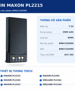 Pin bộ đàm Maxon PL2215